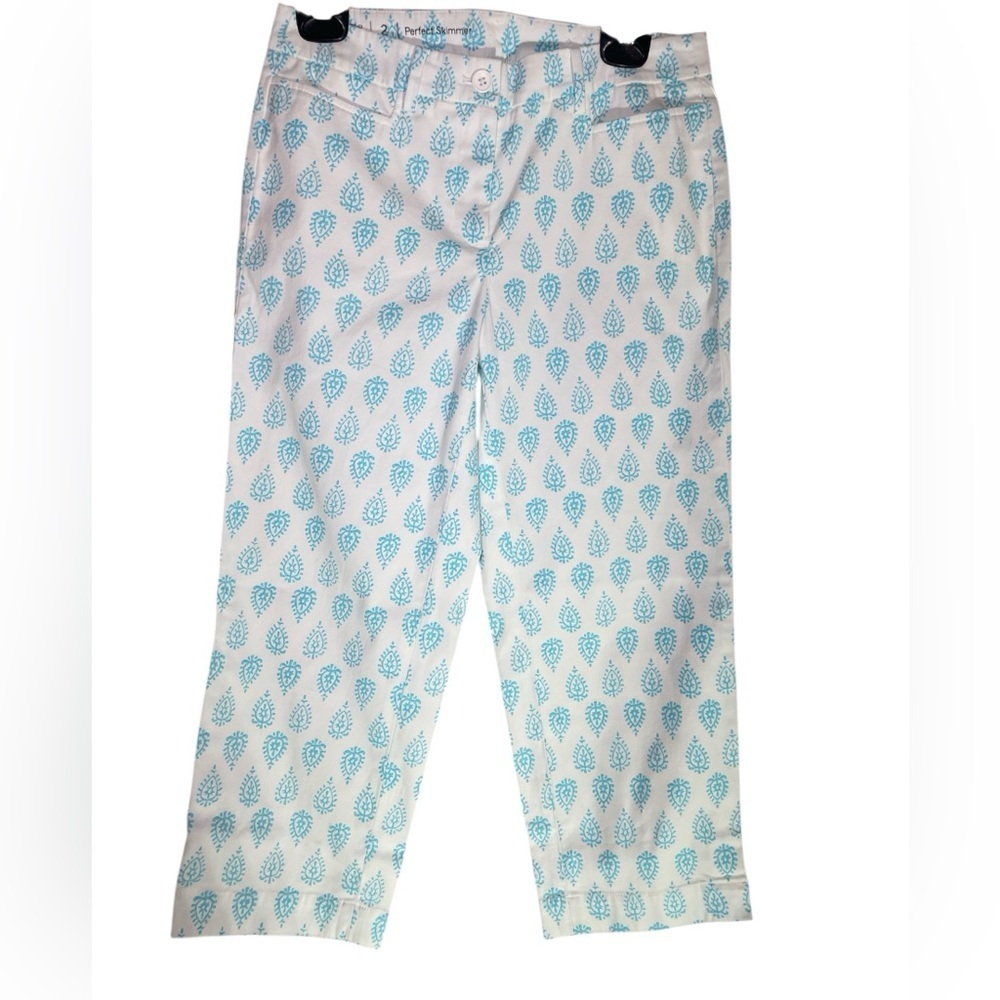 Talbots Perfect Skimmer high-rise slim-leg pants sz 2 Pet